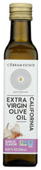Cobram Estate botella frontal con aceite de ajo, aspecto premium y fácil uso