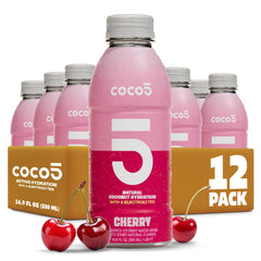 Coco5 pack frontal con 12 botellas cherry, práctico para reponer reservas