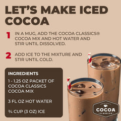 Cocoa Classics sobre individual abierto facilitando porciones rápidas