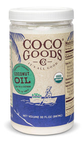 COCOGOODSCO botella frontal mostrando tamaño y pureza