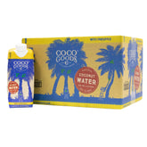 CocoGoods Co botella frontal mostrando diseño y tamaño beneficioso