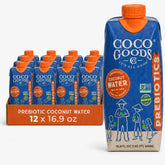 CocoGoods Co. botella frontal mostrando etiqueta y tamaño, hidratación funcional