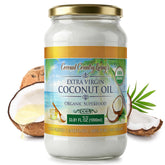 Coconut Country Living's frasco frontal de vidrio conservando pureza