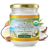 Coconut Country Living frasco frontal de cristal, envase seguro y reciclable