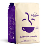 Coffee Bean Direct bolsa 5 lb vista frontal que muestra empaque resistente y ahorro