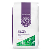 Coffee Bean & Tea Leaf bolsa frontal Brazil Cerrado mostrando diseño y peso 1 lb