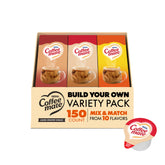Coffee mate caja dispensadora frontal mostrando variedad y fácil acceso