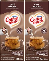 Coffee mate caja frente Café Mocha mostrando diseño y cantidad