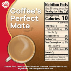 Coffee Mate detalle del polvo mostrando textura fácil de disolver