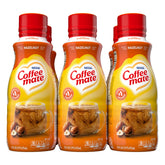 Coffee Mate botella frontal avellana mostrando etiqueta y conveniencia instantánea