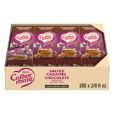 Coffee mate caja dispensadora frontal mostrando orden y servicio rápido
