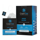 CogniTea frente del empaque mostrando ingredientes y beneficio relajante