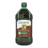 Colavita aceite frente del envase mostrando tamaño y marca, práctico