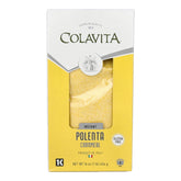 COLAVITA paquete frontal mostrando polenta italiana y peso