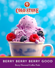 Cold Stone Creamery Beverages espuma y color de café sabor bayas que invita a probar