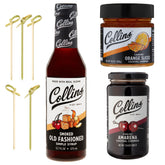 Collins Smoked Old Fashioned kit frontal con todo incluido para preparar cócteles