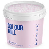 Colour Mill tarro frontal del Gloss Frost mostrando etiqueta y volumen