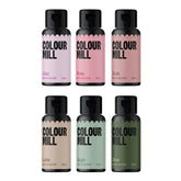Colour Mill envase frontal pack y tonos botánicos útiles