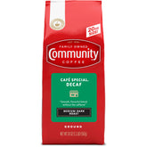 Community Coffee frente del empaque mostrando diseño y peso