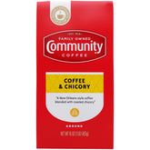 Community Coffee frente de bolsa mostrando empaque al vacío y etiqueta clara