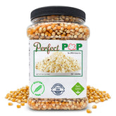 Concession Essentials frente del envase mostrando 4 lb y beneficios