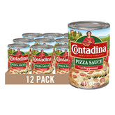 Contadina frente de lata mostrando etiqueta y formato pack, aporta confianza de marca