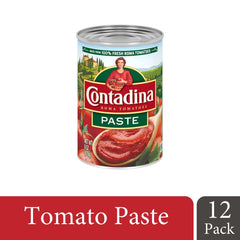 Contadina, lata abierta con pasta lista para cocinar, conveniencia al usar