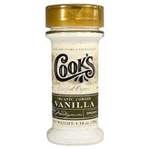 COOK'S frasco de vainilla en polvo 4.5 oz, aroma intenso y práctico