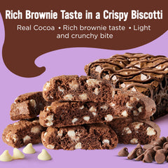 COOPER STREET biscotti apiladas que muestran forma mini y crocancia