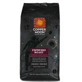 Copper Moon frente del paquete mostrando 5 lb y ventaja de conservación