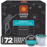 Copper Moon vista frontal de la caja que muestra 72 cápsulas y beneficios