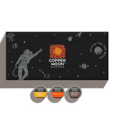 Copper Moon paquete frontal 60 cápsulas mostrando variedad y conveniencia