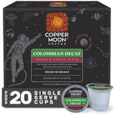Copper Moon packaging frontal mostrando 20 cápsulas y ventaja de conveniencia