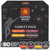 Copper Moon embalaje frontal mostrando variedad y conveniencia
