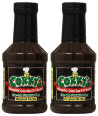 CORKY'S frasco frontal pack de 2 mostrando presentación y uso inmediato