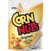 Corn Nuts paquete frontal mostrando la porción y conveniencia