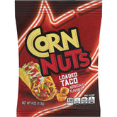 CORN NUTS frente del empaque mostrando la bolsa de 4 oz y su diseño