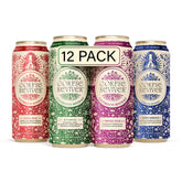 Corpse Reviver pack frontal mostrando latas y beneficios refrescantes