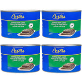 Cortas lata frontal con dolmas listas para servir y conveniencia inmediata