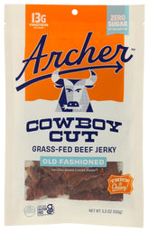 Country Archer frente del empaque mostrando 2 bolsas resealables y beneficio conveniencia