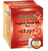 Cozy Up caja frontal con 36 cápsulas mostrando conveniencia y cantidad