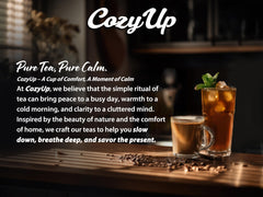 Cozy Up cápsula detalle de superficie que muestra construcción sellada y facilidad de uso en Keurig