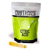 Craft A Brew saco frontal de ácido cítrico 2 lb muestra embalaje claro y uso práctico