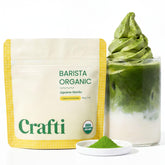 Crafti envase frontal del matcha destacando diseño y practicidad