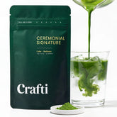 Crafti frente del envase mostrando diseño y conservación del producto