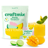 Craftmix empaque frontal mostrando 12 sobres y beneficios prácticos