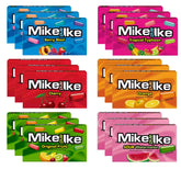 CrateCraze Mike & Ike frente del empaque mostrando variedad y conveniencia