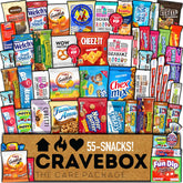 CRAVEBOX caja frontal con 55 snacks lista para regalar y ahorrar tiempo