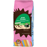 Crazy Cups bolsa frontal Irish Cream mostrando presentación y aroma