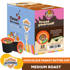 Crazy Cups cápsula colocada en máquina Keurig lista para preparar